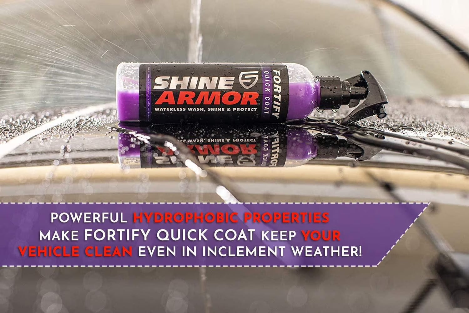 1PC   SHINE-MC12/6 Fortify Quick Coat Ceramic Coating, 8 Oz