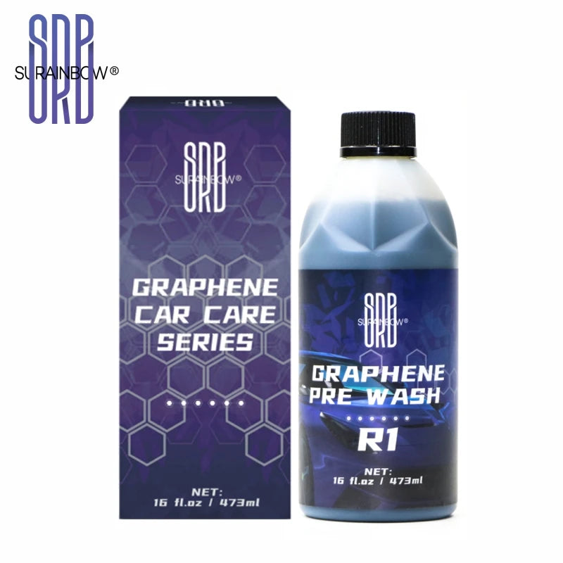 Graphene Car Wash Soap - High Foaming Graphene Infused Car Soap - Ads Hydrophobicity, Powerful Cleaner & Protection, 16 Oz/473Ml