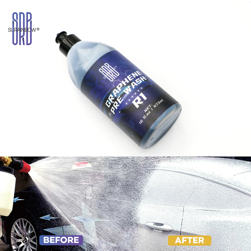 Graphene Car Wash Soap - High Foaming Graphene Infused Car Soap - Ads Hydrophobicity, Powerful Cleaner & Protection, 16 Oz/473Ml