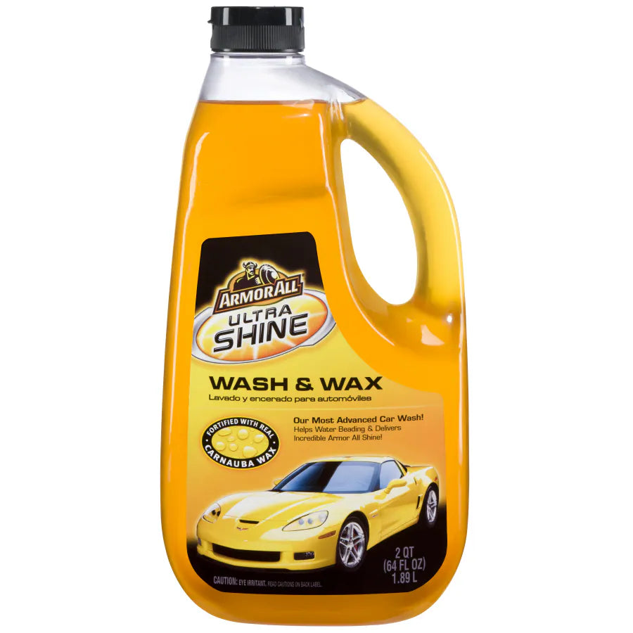 Ultra Shine Wash and Wax 64 -Fl Oz Liquid Car Exterior Cleaner