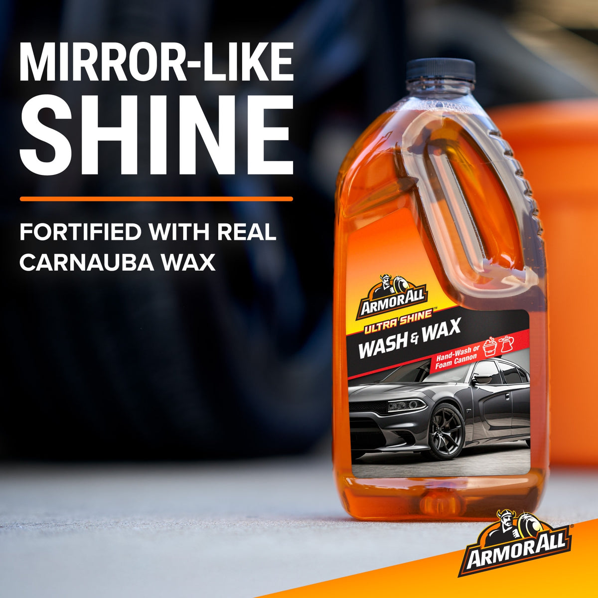 Ultra Shine Wash and Wax 64 -Fl Oz Liquid Car Exterior Cleaner