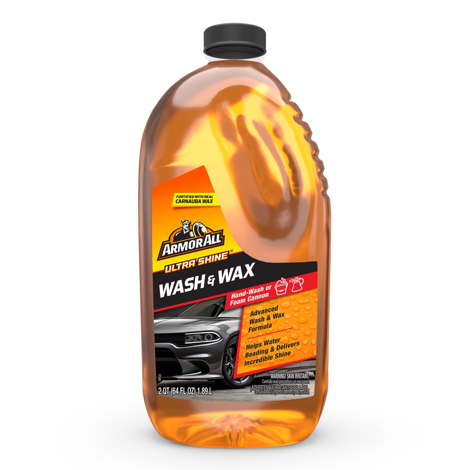 Ultra Shine Wash and Wax 64 -Fl Oz Liquid Car Exterior Cleaner